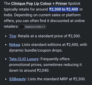 Clinique Matte peony Lipstick