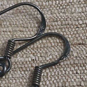 92.5 danglers with smokey quartz
