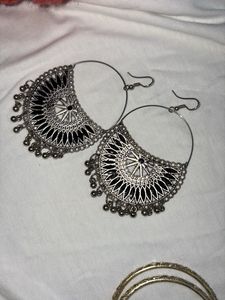 Boho Chic Traditional Hoop Earrings