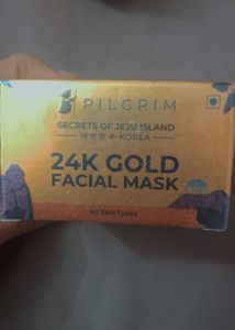 Pilgrim 24k gold facial mask