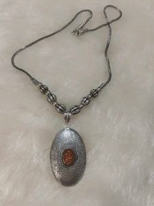 oxidised necklace