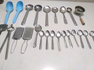kitchen spoon combo steel, sanshi,taveto