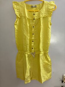 Zara Girls Linen Romper