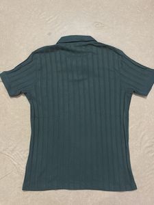 Men's Ribbed Polo Shirt