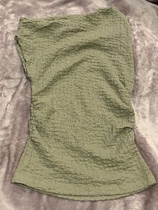 Sage Green one shoulder Top