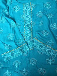 Teal✨ Printed Kurti
