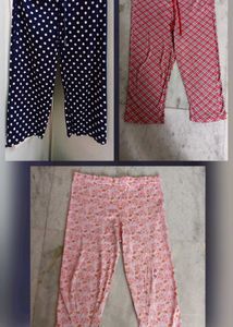 Three Women's Casual Pants |Set of 3