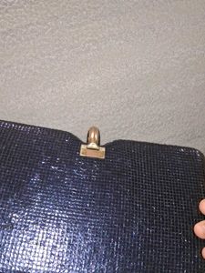 Elegant Navy Blue Clutch