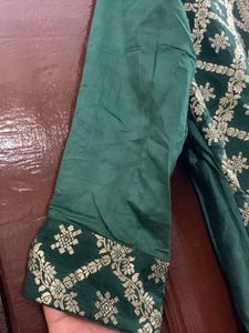 Emerald Green Embroidered set
