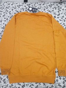 Men's Mustard Yellow Graphic Sweatshirt