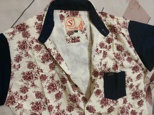 Floral Print Men's Shirt