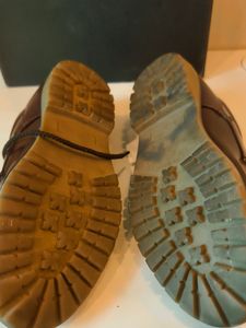 Men's Brown Leather Lace-Up Shoes