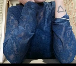 Navy blue Lace top