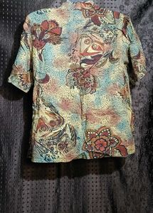 Boho Paisley Print Tunic Top