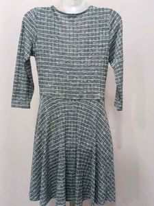 Stylish Striped V-Neck Dress