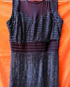 Elegant Navy Blue Maxi Dress