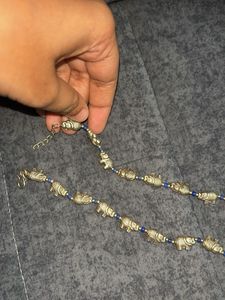 Elegant Elephant Charm Anklets