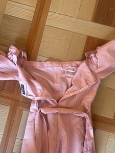 Shein Pink Off-Shoulder Midi Dress