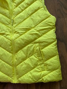Gap Neon Yellow Puffer Vest
