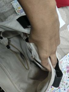 Cream Canvas Tote Bag