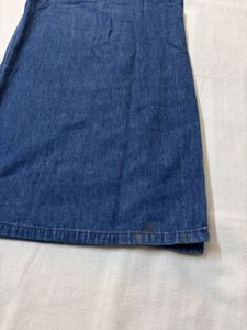High Waisted Wide Leg Denim Pants