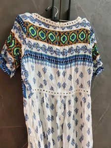 Boho Print Midi Dress