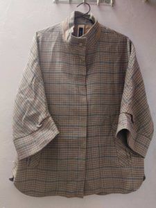 Warm Checked Jacket for winter
