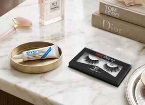 Red Cherry 3D False Eyelashes Kit