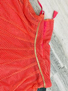 Peach Lehenga Choli Set