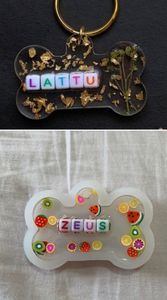 resin dog tag
