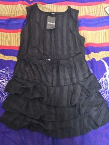 co ordset black skirt and top