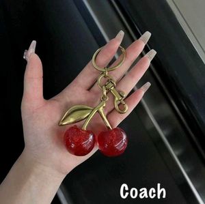 Coach Cherry Keychain Charm
