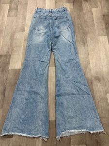 High Rise Flared Denim Jeans
