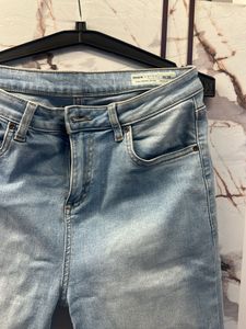 Max High Waist Light Wash Denim Jeans- 30