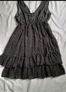 Floral Print Ruffle Mini Dress
