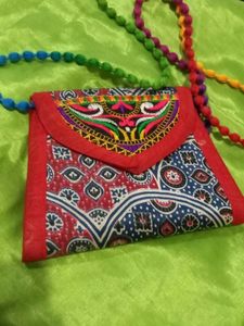 Ethnic Embroidered Pouch