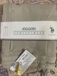 U.S. Polo Assn. Men's Lounge Joggers - L - Steel