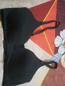 Black Padded Bra