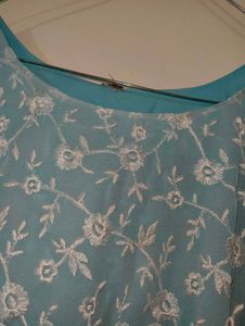 Stunning Blue Kurta Set with Dupatta