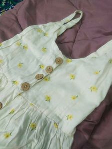 Floral Sundress with Buttons