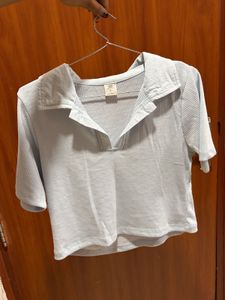 Collered Boxy Shirt🦋👕
