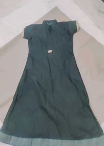 dark green stylish kurti