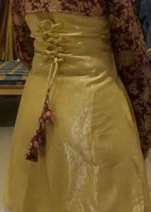 y2k banarsi silk 2in1 corset kurti