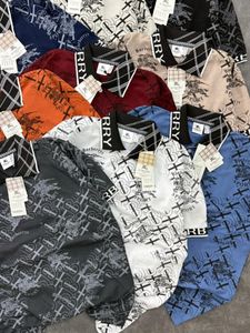 Burberry Men's Red Polo Shirt