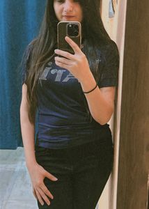 Stylish Navy Blue T-Shirt