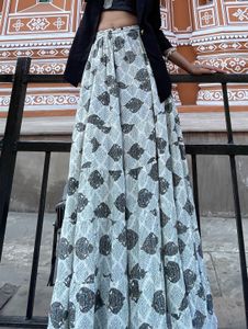 Stylish Printed Maxi Skirt