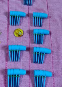 💝 PLASTIC BLUE COLOR 🥄SPOONS