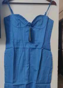 Sky Blue Mini Dress