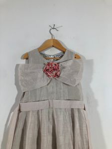 Grey Printed Dress(Girl’s)