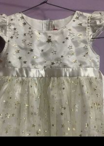 New Sparkly Star Dress frock 6 to 12 months